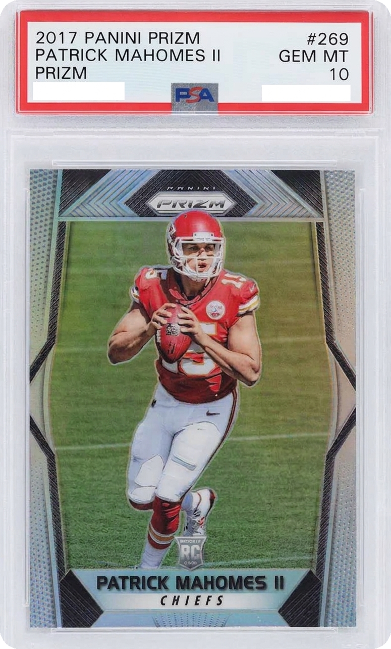 Patrick Mahomes RC — graded slab