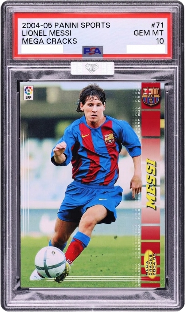 Lionel Messi RC — graded slab