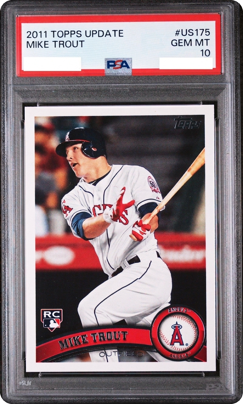 Mike Trout RC — graded slab